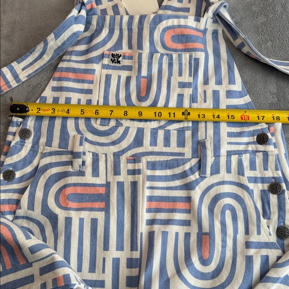 NWT Lucy & Yak Easton Dungarees Overalls Cosmic Size UK12L US8L - Picture 11 of 16